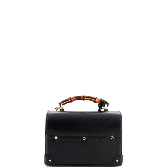 Gucci Small Padlock Bamboo Shoulder Bag Leather - Picture 3 of 5